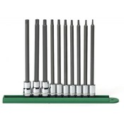 10 Pc. 1/4" & 3/8" Drive Long Torx® Bit Socket Set - Gearwrench 80588