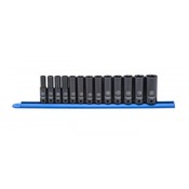 13 Pc. 3/8" Drive 6 Point Deep Impact Metric Socket Set - Gearwrench 84914N