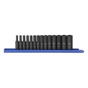 14 Pc. 1/4" Drive 6 Point Deep Impact Metric Socket Set - Gearwrench 84909