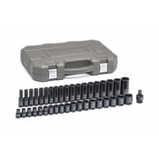 39 Pc. Standard & Deep Impact Metric Socket Set - Gearwrench 84948N