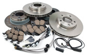 BMW Brake Kit w/Stainless Lines - Zimmermann/Akebono E36BK3